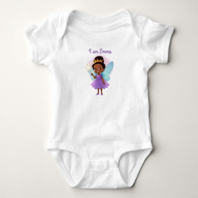 Personalisiertes Baby-Body Baby Strampler (Vorderseite)