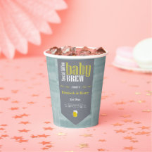 Personalisiertes Baby Brew Beer Label Sonnendusche