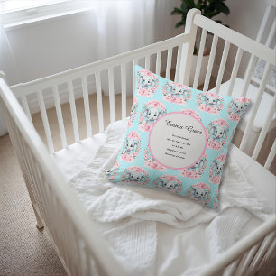 Personalisiertes Baby-Elefanten-Kissen Kissen