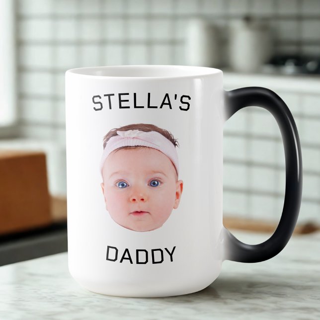 Personalisiertes Baby Face Foto Vater Geschenk Verwandlungstasse (Von Creator hochgeladen)