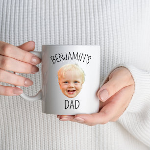 Personalisiertes Baby Face Vater Mama Opa Oma Tasse