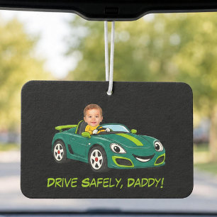 Personalisiertes Baby-Foto-Auto-Luftfrischer Daddy Autolufterfrischer