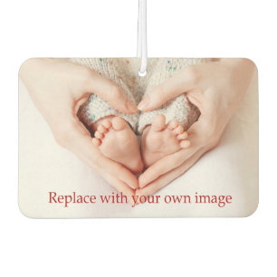 Personalisiertes Baby-Foto Autolufterfrischer