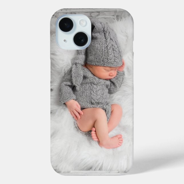Personalisiertes Baby-Foto Case-Mate iPhone Hülle (Rückseite)