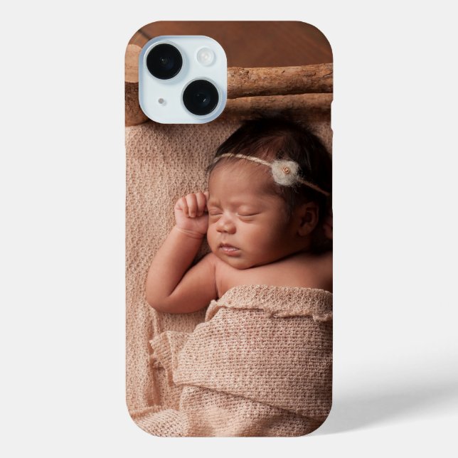 Personalisiertes Baby-Foto Case-Mate iPhone Hülle (Rückseite)