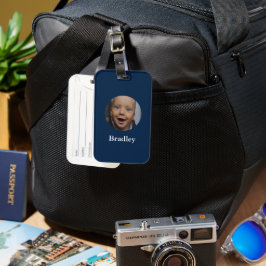 Personalisiertes Baby-Foto Gepäckanhänger