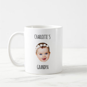 Personalisiertes Baby-Foto Opa individuelles Gesic Kaffeetasse