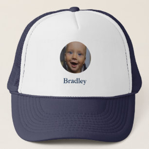 Personalisiertes Baby-Foto Truckerkappe