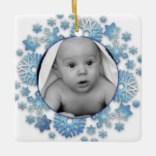 Personalisiertes Baby-Foto & Weihnachtsschmuck