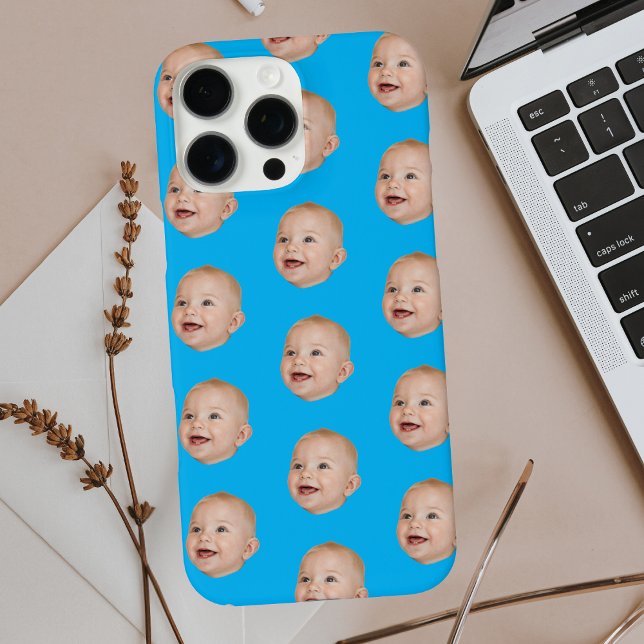 Personalisiertes Baby-Gesicht Muster Foto Case-Mate iPhone Hülle (Von Creator hochgeladen)