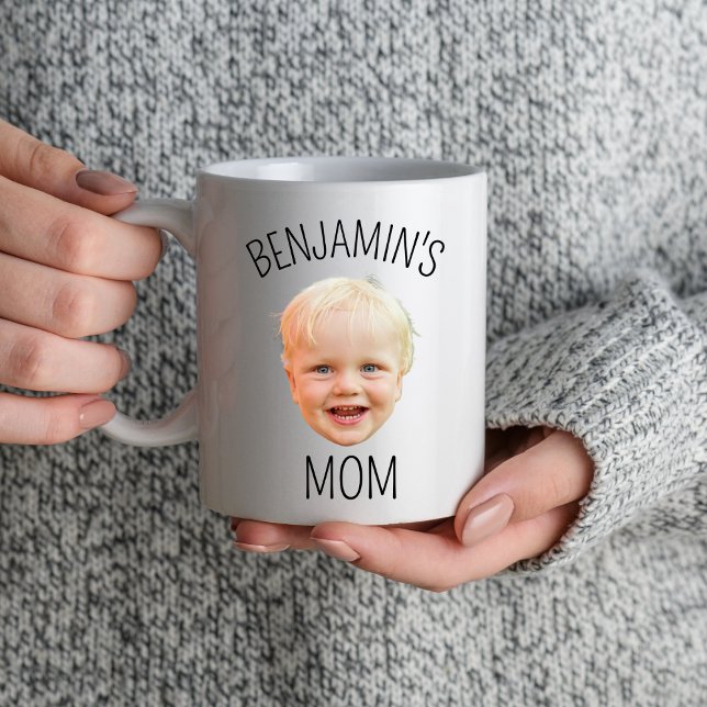 Personalisiertes Baby-Gesicht Vater Mama Custom Ba Tasse (Von Creator hochgeladen)