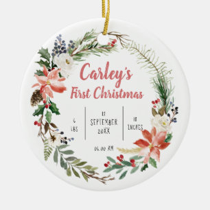 Personalisiertes Baby Keramik Ornament