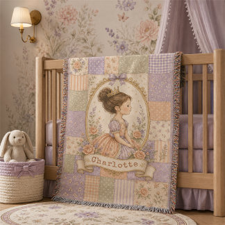 Personalisiertes Baby-Mädchen Little Princess Came Decke