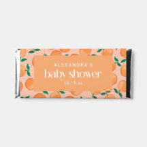 Personalisiertes Baby-Shower-Geschenk Orange Citru