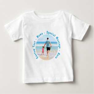 Personalisiertes Baby-T-Shirt mit Foto und individ Baby T-shirt
