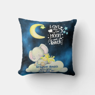 Personalisiertes Baby-Throw Kissen