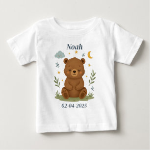 Personalisiertes Babyoutfit – Individuelles Bärend Baby T-shirt