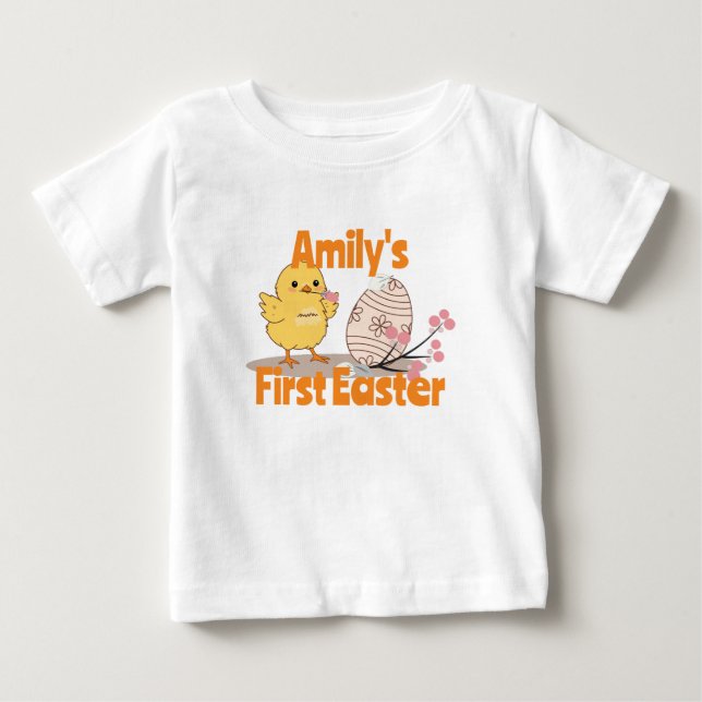 Personalisiertes Baby's First Oaster Shirt (Vorderseite)