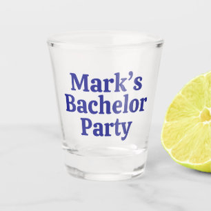 Personalisiertes Bachelor-Geschenkglas Schnapsglas