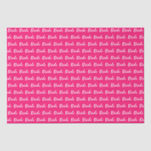 Personalisiertes Bachelorette-Bride-Muster Seidenpapier