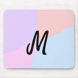 personalisiertes Backen mit einfachem monogramm Lo Mousepad