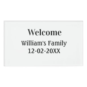 personalisiertes Backen mit einfachem monogramm Lo Namenschild