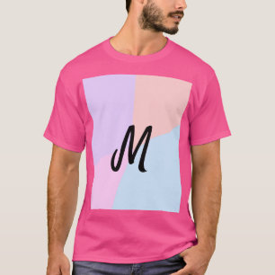 personalisiertes Backen mit einfachem monogramm Lo T-Shirt