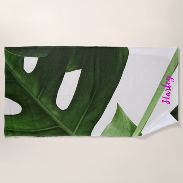 Personalisiertes Badetuch (Vorderseite)