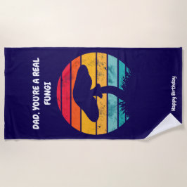 Personalisiertes Badetuch für den Vater