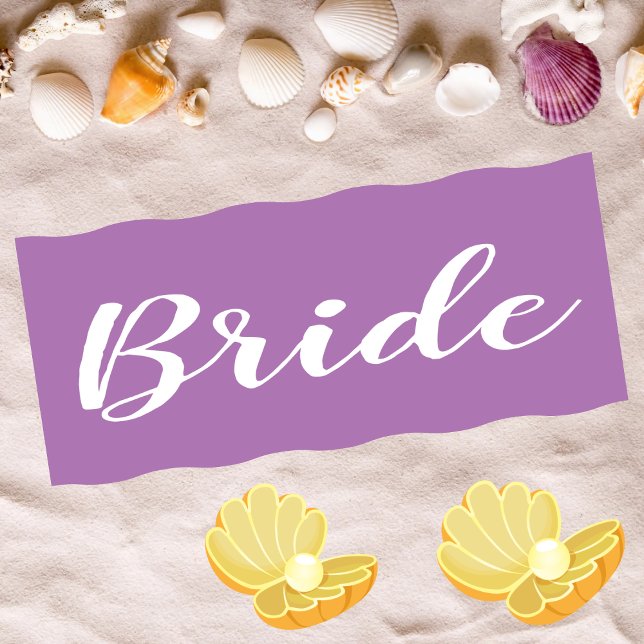 Personalisiertes Badetuch von Bachelorette Bridge (Von Creator hochgeladen)