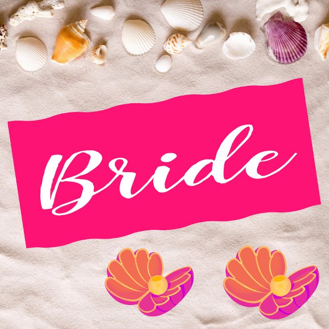 Personalisiertes Badetuch von Bachelorette Bridge (Von Creator hochgeladen)