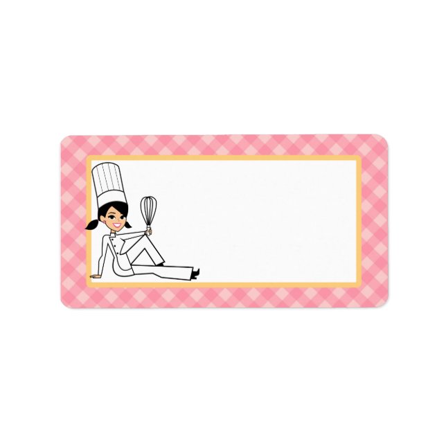 Personalisiertes Baker-Custom-Label in mittlerem F Adressaufkleber (Vorne)