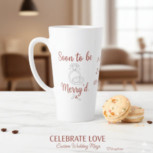 Personalisiertes Bald-verheiratet-Christmas Milchtasse