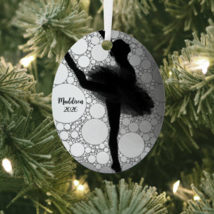 Personalisiertes Ballett Ballerina Ornament Aus Metall