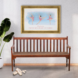 Personalisiertes Ballettpraktikum Poster