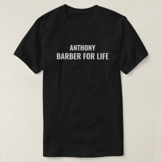 Personalisiertes Barbier-Geschenk fürs Leben, indi T-Shirt