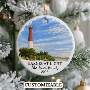 Personalisiertes Barnegat Light, Maßgeschneidertes Keramik Ornament