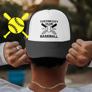 Personalisiertes Baseball Club-Geschenk für Spiele Truckerkappe