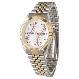 Personalisiertes Baseball-Design Armbanduhr