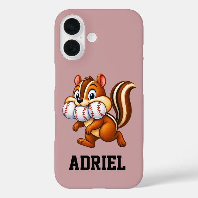 Personalisiertes Baseball-Design mit einem Streife Case-Mate iPhone Hülle (Rückseite)