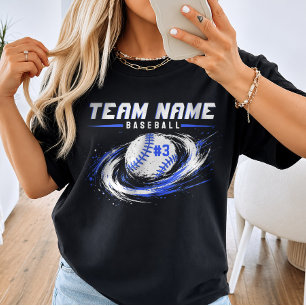 Personalisiertes Baseball-Fan-Team, Spieltag   T-Shirt