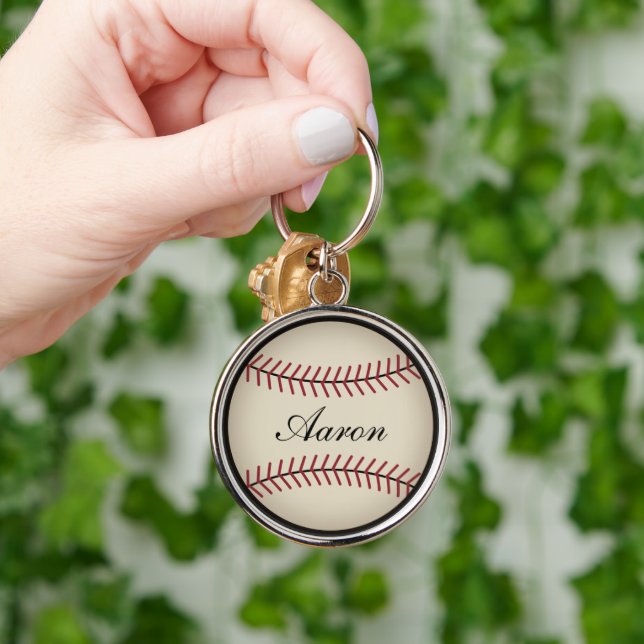 Personalisiertes Baseball Keyring-Schlüsselanhänge Schlüsselanhänger (Hand)