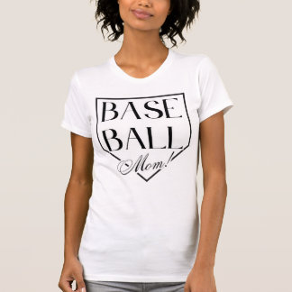 Personalisiertes Baseball Mama Game Day Tshirt mit
