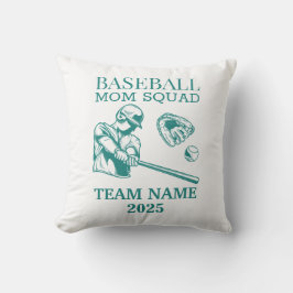 Personalisiertes Baseball-Mutter-Shirt Kissen