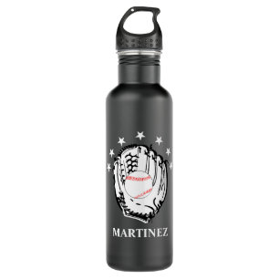 Personalisiertes Baseball-Themensport Edelstahlflasche