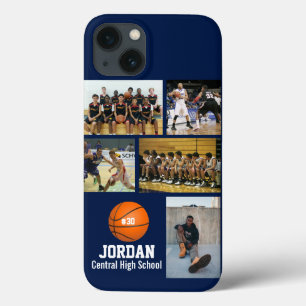 Personalisiertes Basketball-Fotocollage-Team # Case-Mate iPhone Hülle