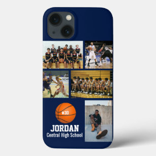 Personalisiertes Basketball-Fotocollage-Team # Case-Mate iPhone Hülle