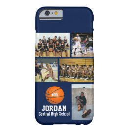 Personalisiertes Basketball-Fotocollage-Team # Case-Mate iPhone Hülle