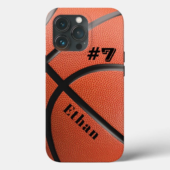 Personalisiertes Basketball iPhone/iPad Gehäuse Case-Mate iPhone Hülle (Rückseite)