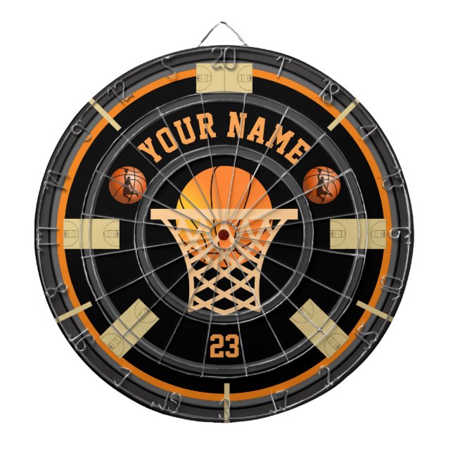 Personalisiertes Basketball Multi-Target Dart Boar Dartscheibe (vorne)